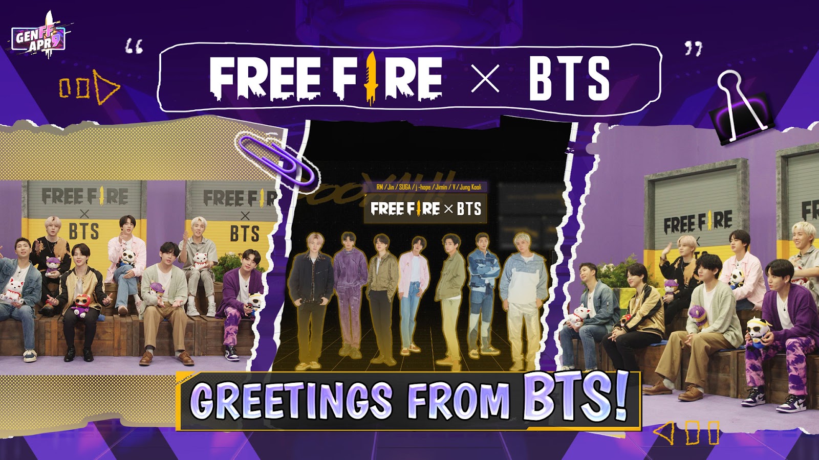 Free Fire x BTS