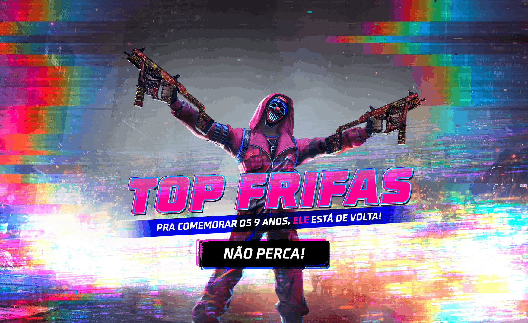 Virada Suprema Free Fire com Top Criminal (Neon)