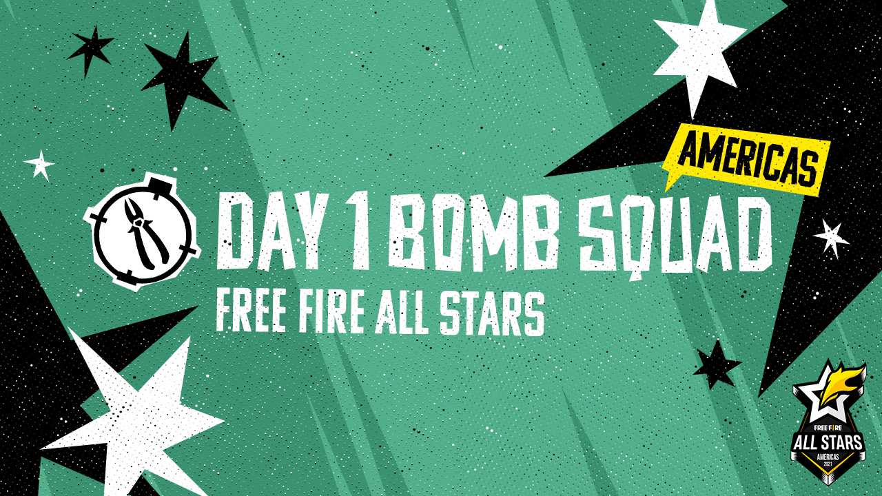 Free Fire All Stars AMERICAS 2021 - Day 1 Bomb Squad | Free Fire Esports