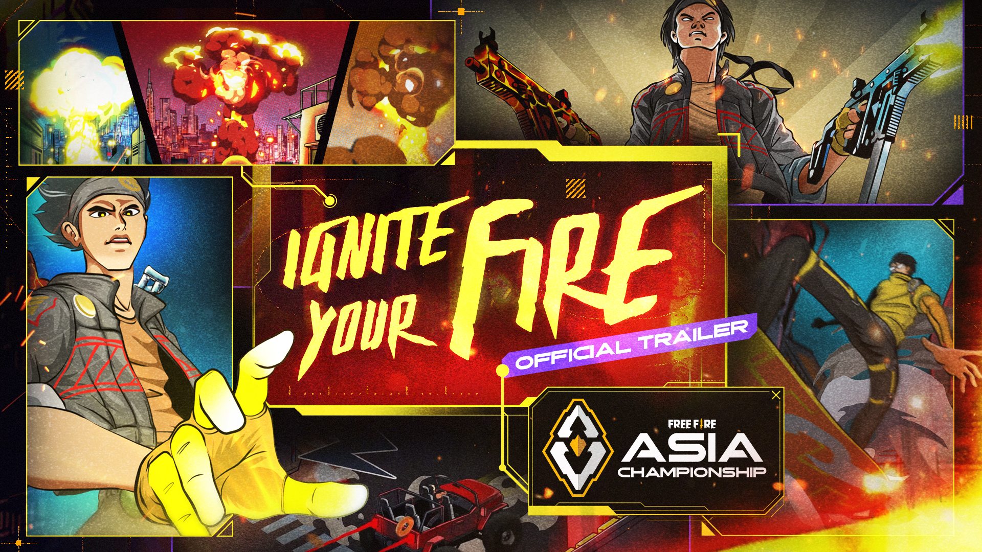 Ignite Your Fire | FFAC Official Trailer | Free Fire Esports