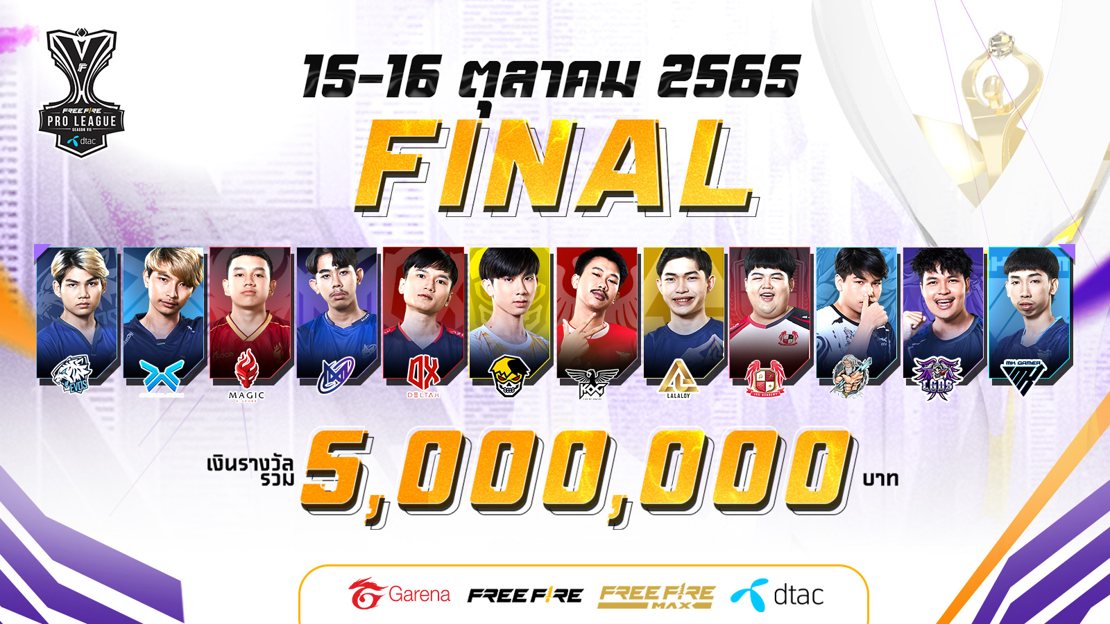 Free Fire Pro League Season 7 Presented by DTAC