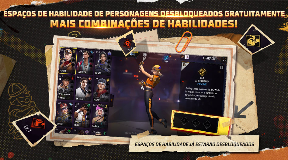 MELHORES COMBINAÇÕES PRA JOGAR RANQUEADA NO FREE FIRE - SÓ COMBINÇÃO TOP 