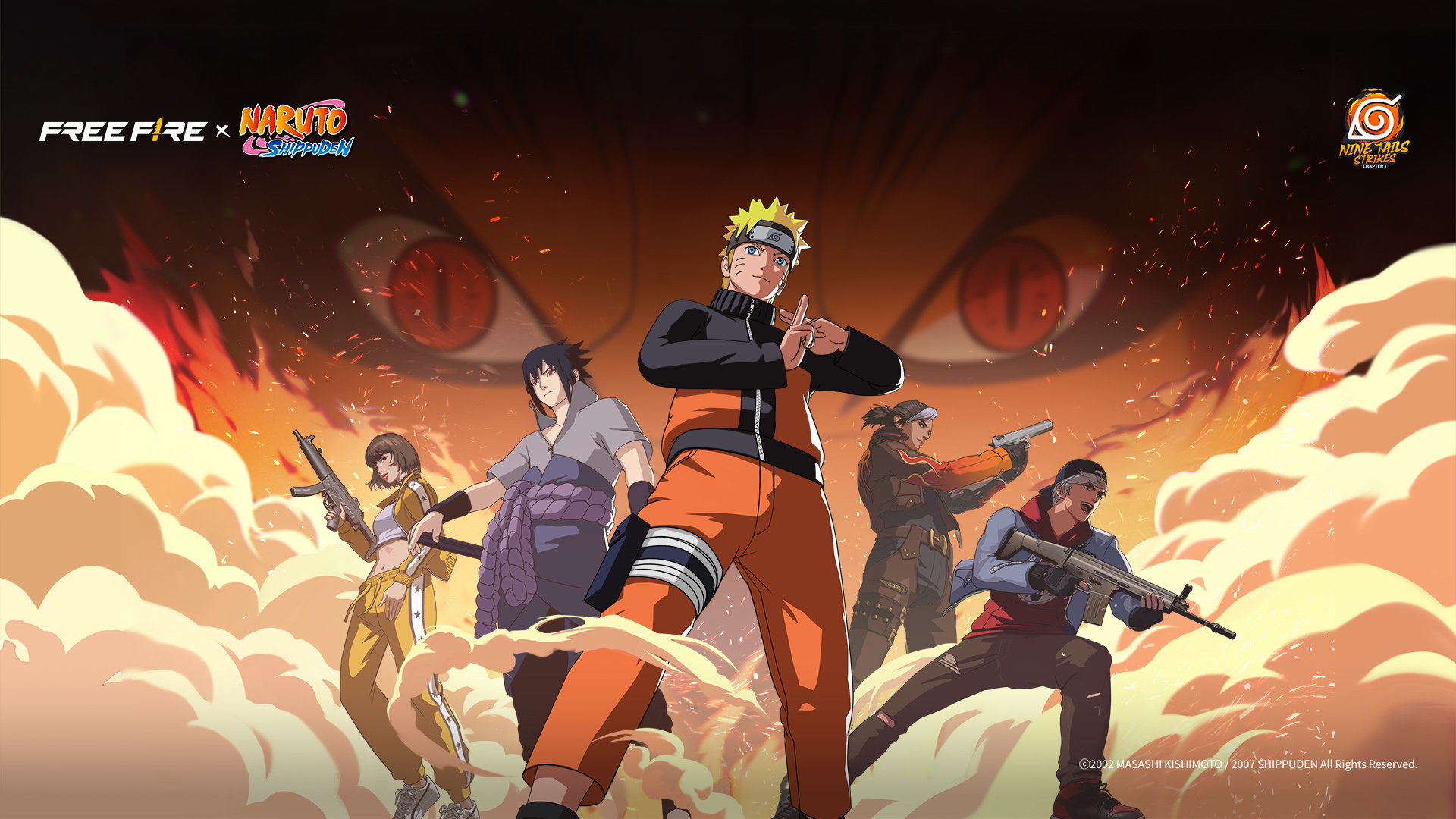 Evento Free Fire x Naruto