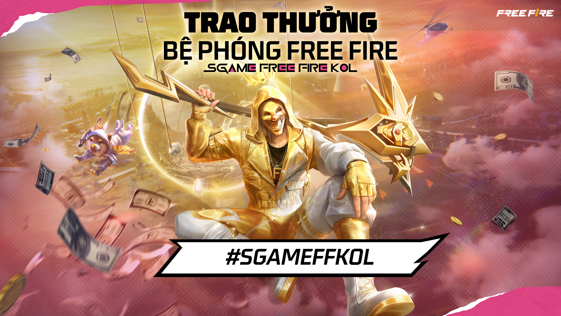 CÔNG BỐ KẾT QUẢ CUỘC THI "BỆ PHÓNG FREE FIRE: SGAME FREE FIRE KOL"