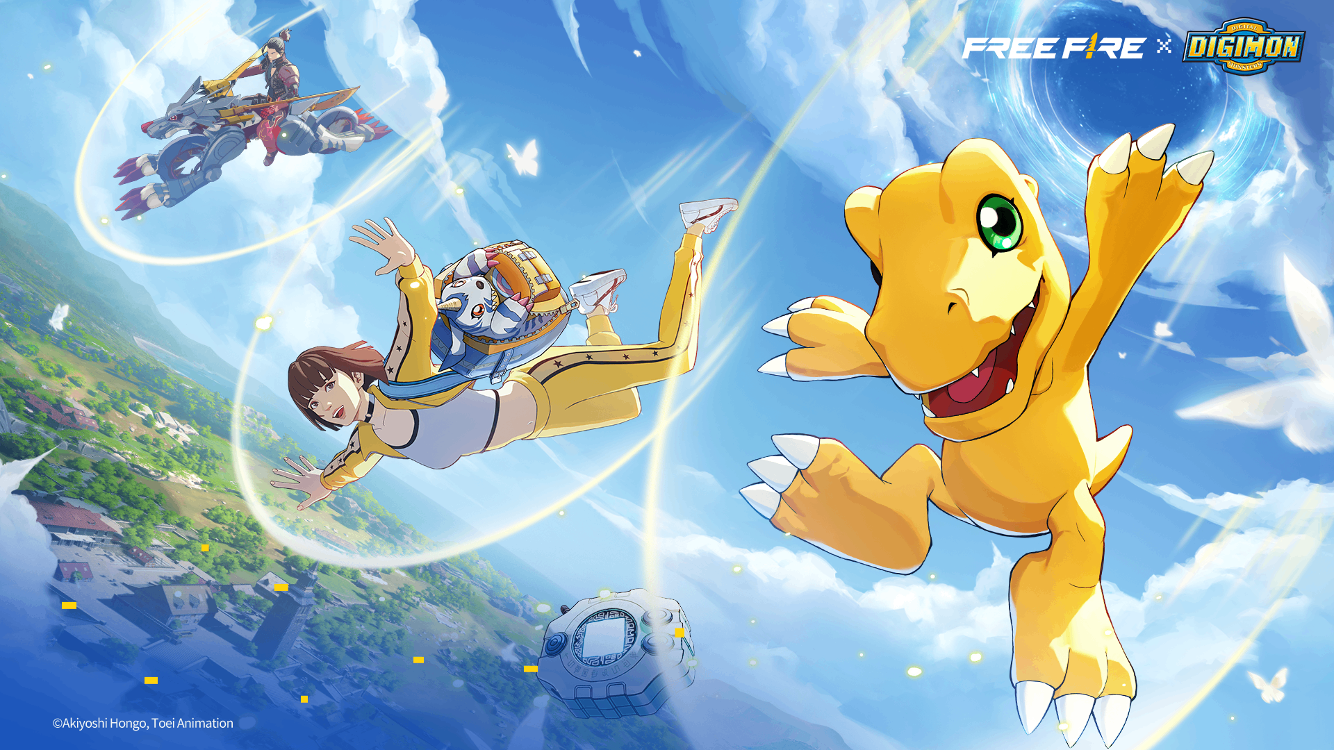 Free Fire chính thức khởi động sự kiện hợp tác cùng Digimon Adventure!