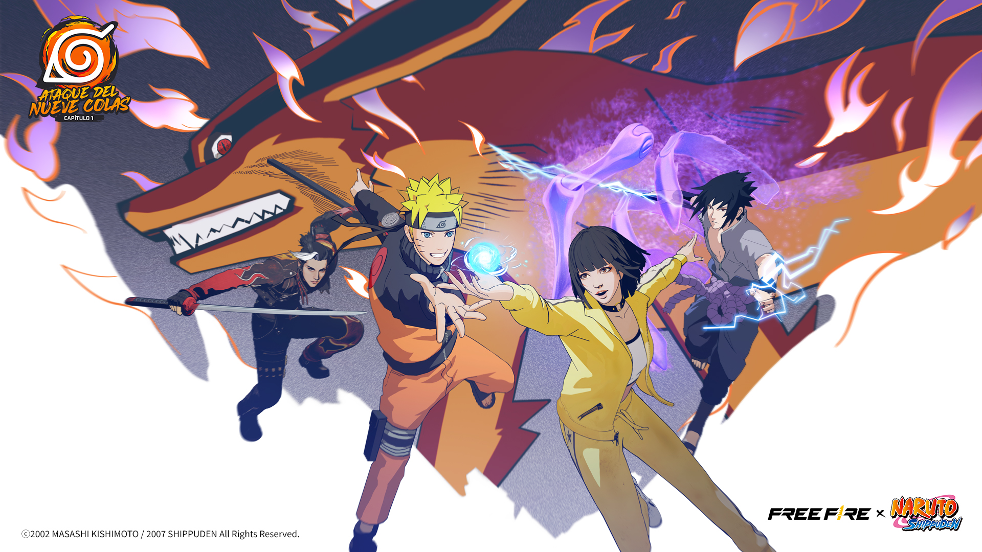 Free Fire y NARUTO SHIPPUDEN se unen para la mayor colaboración con anime jamás vista en un Battle Royale