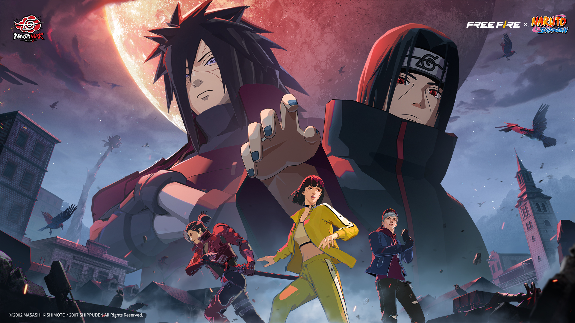 The Battle Reignites in Free Fire x NARUTO SHIPPUDEN Chapter 2: Ninja War — launching Jul 30 to Aug 31