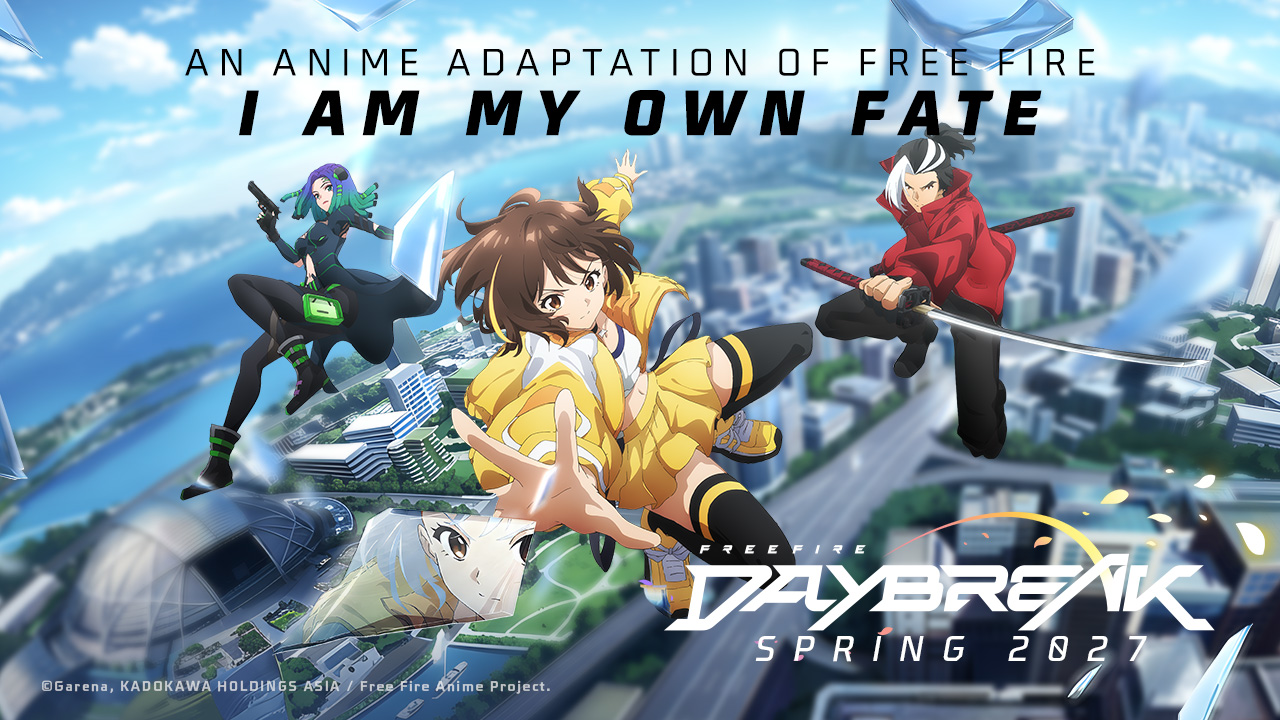 Garena Free Fire anime set to premiere in Spring 2027 as Free Fire Daybreak