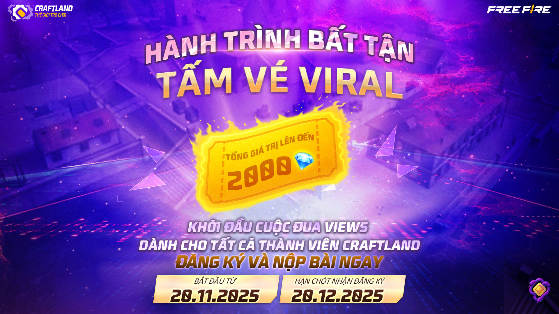 Chuỗi sự kiện cuối năm 2025 - Tấm vé Viral