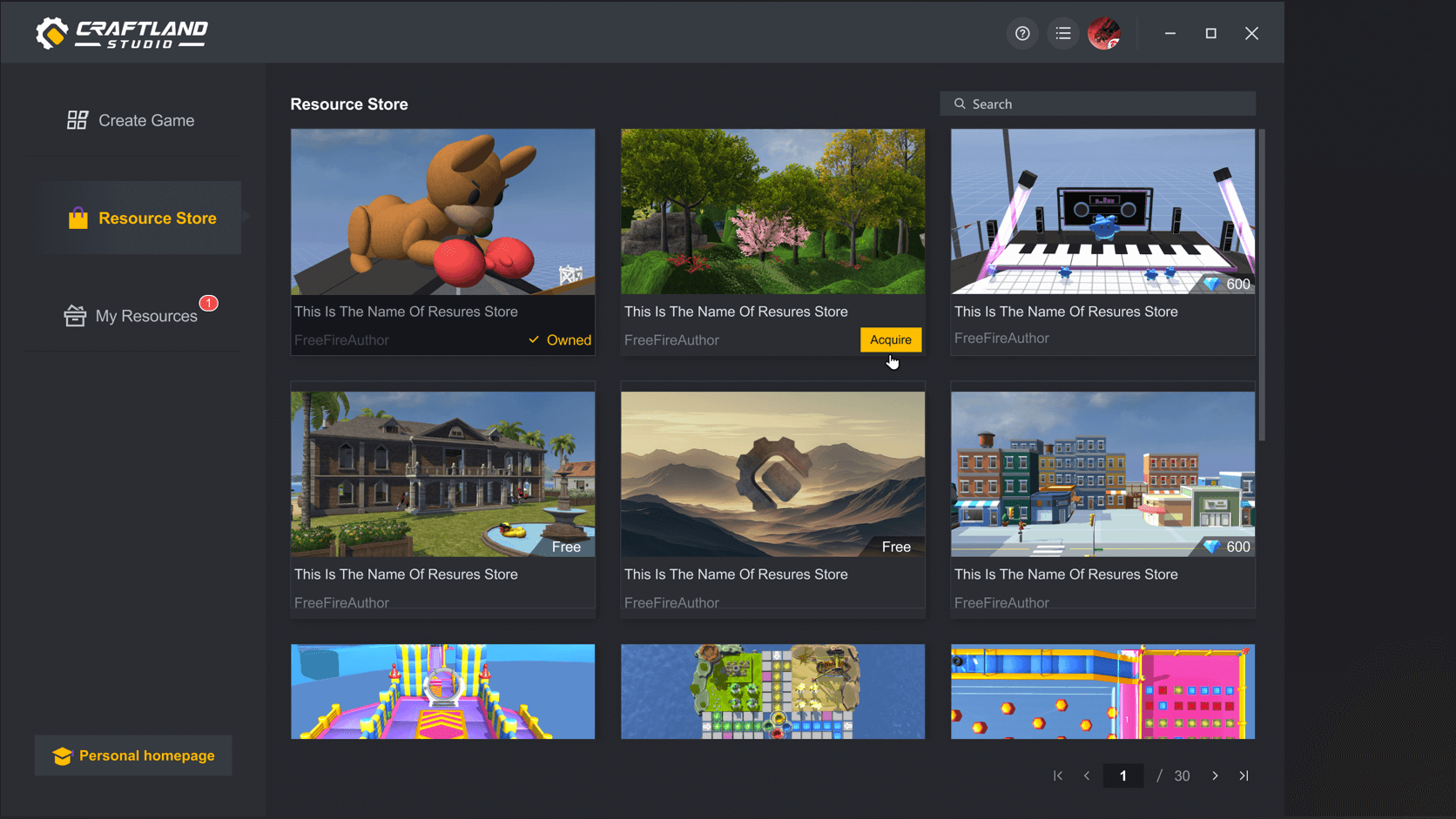 ASSET STORE